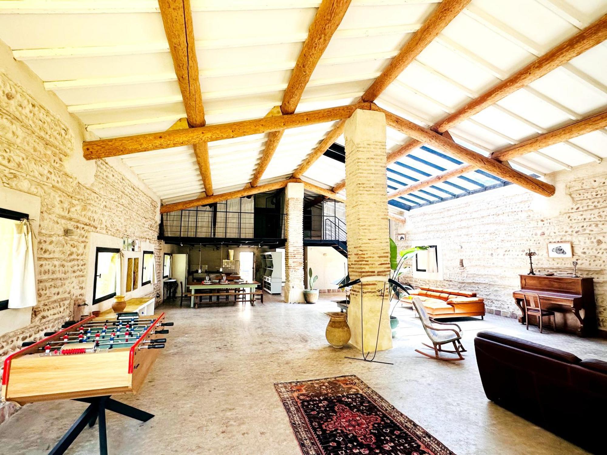 Magnifique Loft - Piscine - Tennis - Babyfoot Nîmes Exterior photo